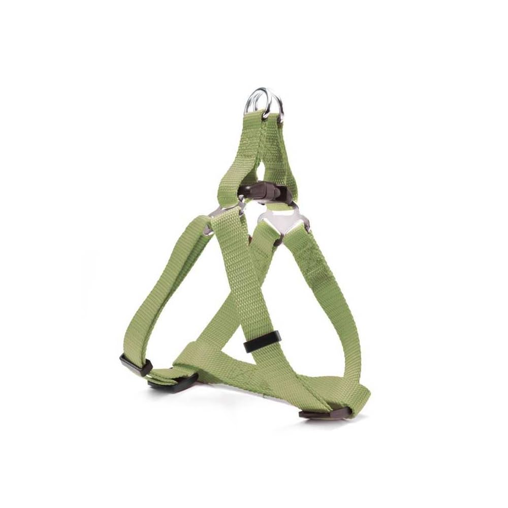 Record - X-Style Dog Harness with Butterfly Metal Buckle - Made of Soft Nylon - Size XL - Circumference 53-81 cm - Green