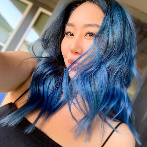 Image of Overtone Daily Color Depositing Conditioner for Hair, Cosmic Cobalt:Temporary Pigment with Shea, Coconut & Avocado Oils, Hydrating, Vegan & Cruelty-Free, All Hair Types, 4.5oz.