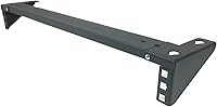 JINGCHENGMEI 1U Vertical Wall Mount Rack - Steel Bracket for 19" Network Equipment, Under Desk Mount, 35lbs Capacity (1U90)