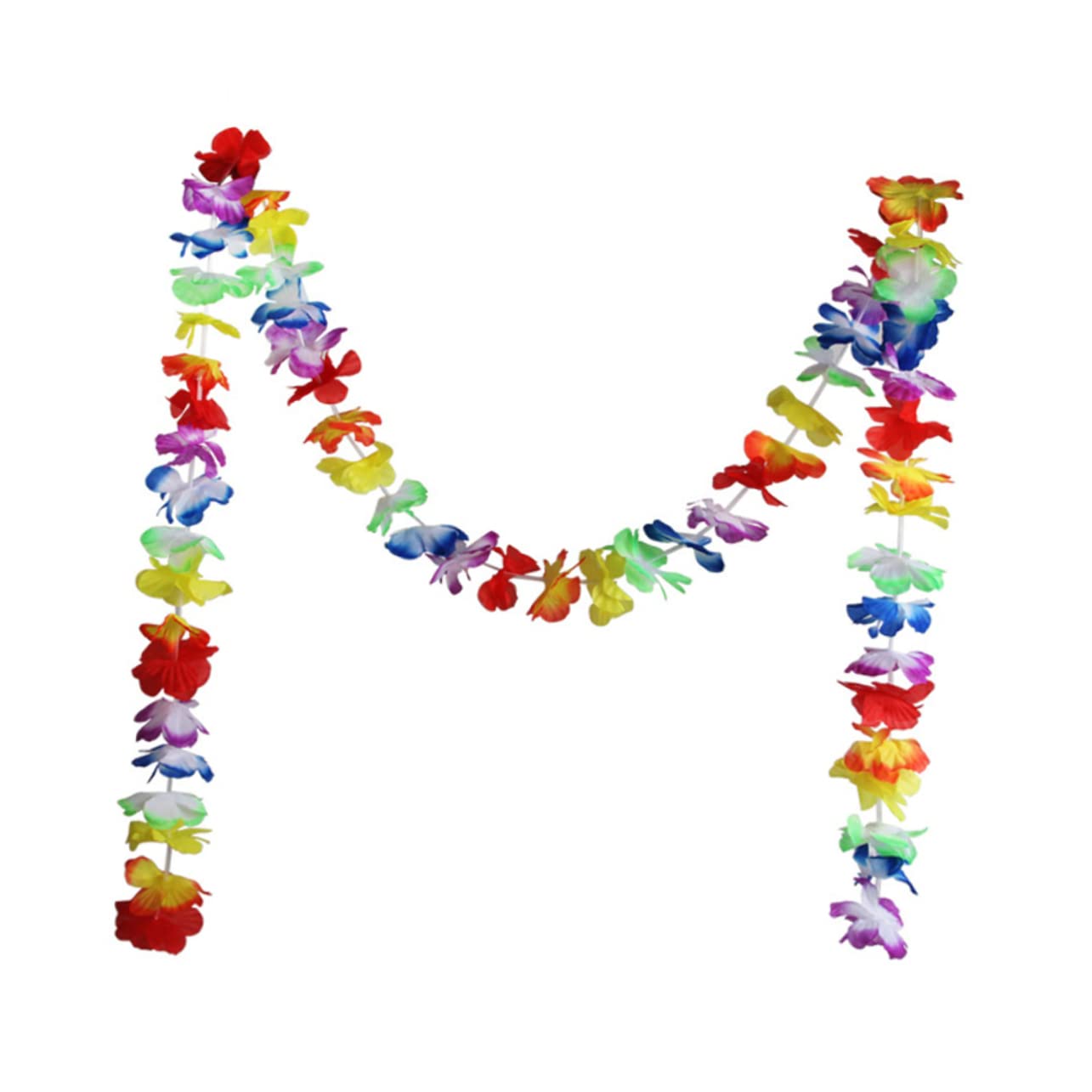 Guirlande de Fleurs Hawaïenne de 30m en Tissu pour Décoration de Couloir et Plafond