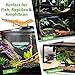 Westant Mushroom Decor for Reptile Tank, Fish Tank, Pet-Safe Bearded Dragon Tank Accessories, Realistic Terrarium Plants for Leopard Geckos, Crested Geckos, Tree Frogs, Snakes (Forest, Cluster Cap)