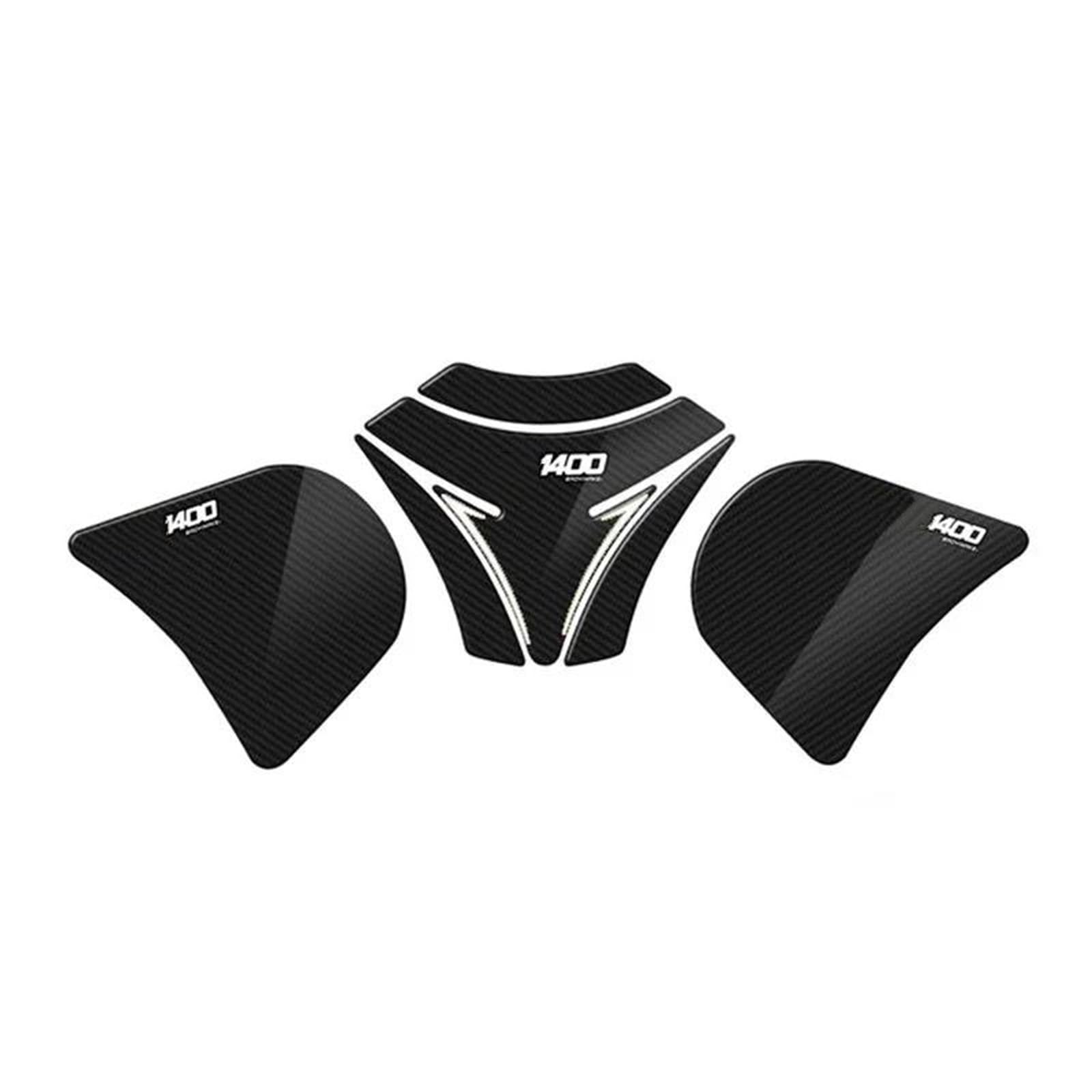 Motorcycle Anti-Slip Fuel Tank Pads Side Knee Grip Decal Protector Sticker Pads for Kawasaki for GTR1400 2007-2015(Style 5)