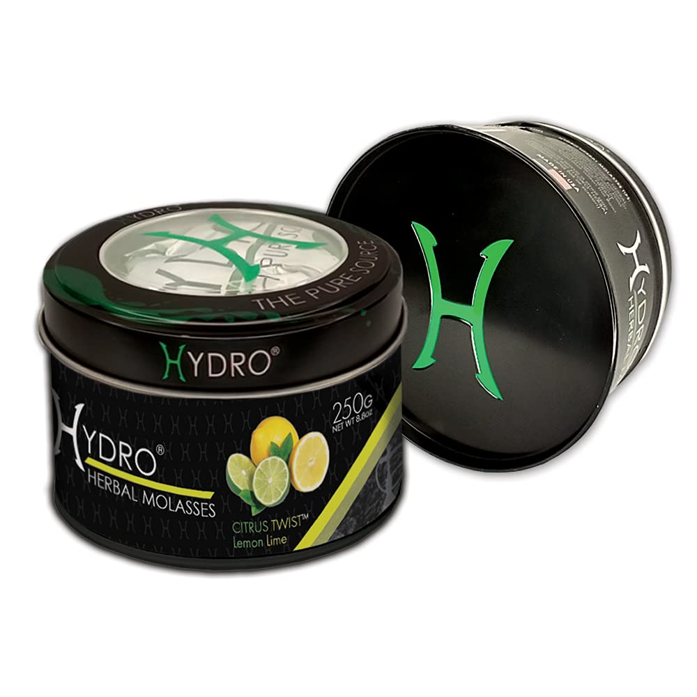 HydroCitrus Twist Lemon Lime Nicotine-Free Tobacco-Free Hookah Flavor 250g