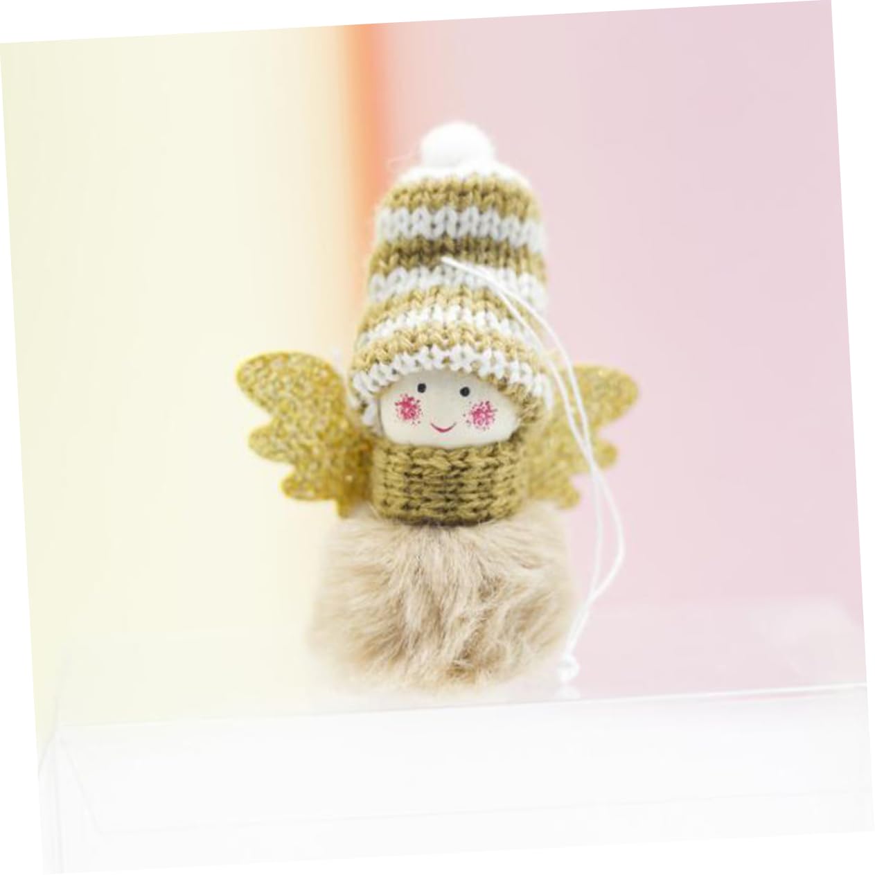 ABOOFAN 18 Pollici Ornamenti Appesi All'albero Di Natale Ciondolo Appeso in Legno Di Natale Artigianato Di Ornamenti Natalizi Fai Da Te Regalo Di Per Bambini Ornamento Ragazza