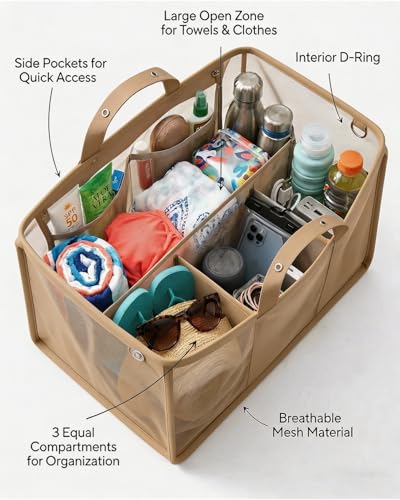 LETGO Beach Bag Organizer Insert