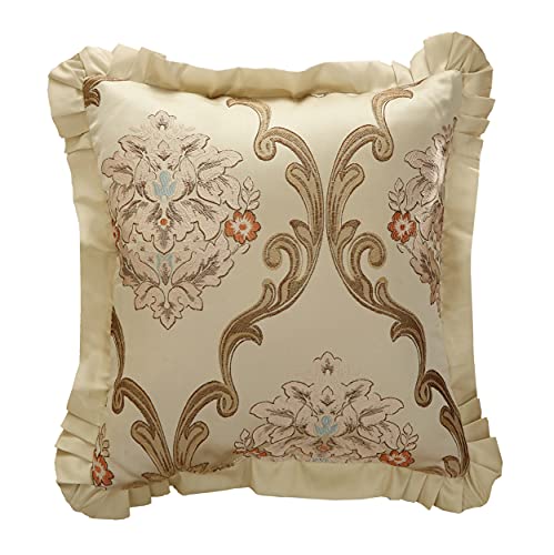 Chic Home - Cs4610-An 9 Piece Aubrey Decorator Upholstery Comforter Set And Pillows Ensemble, King, Beige #TOP4