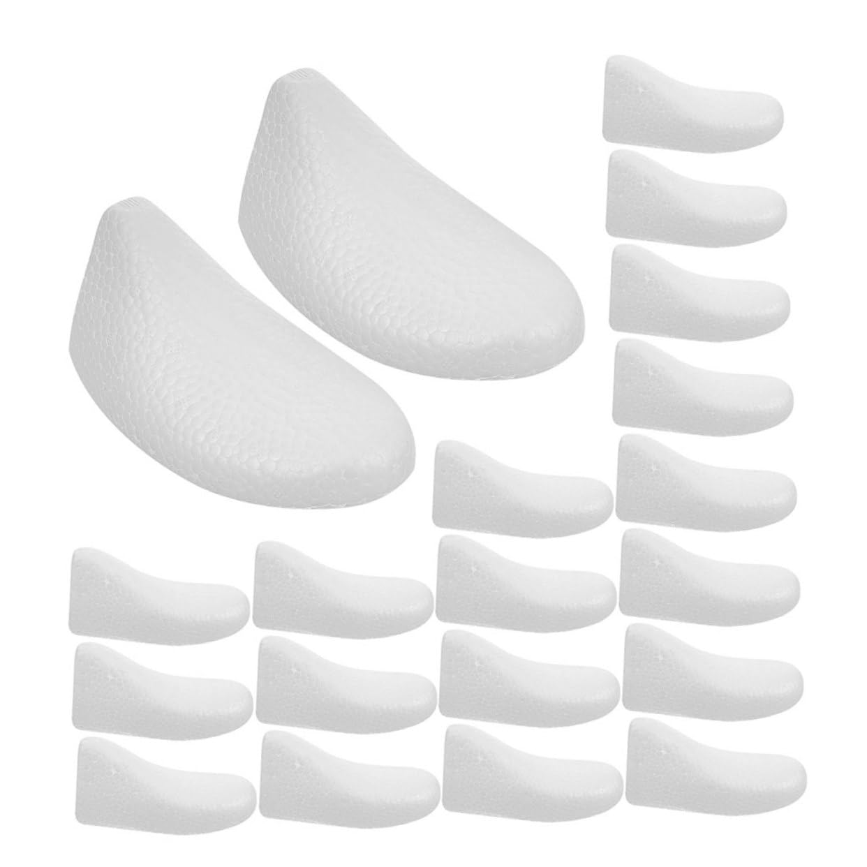 Alipis Hormas de Espuma Desechables para Zapatos y Botas 42-45, 10 Pares