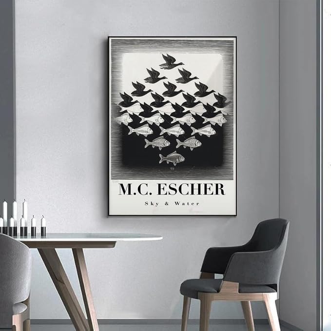 Amazon.co.jp: 空と水 - MCエッシャー絵画で有名なMCエッシャーの