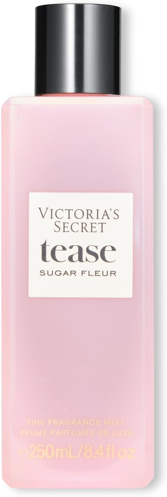 Tease Sugar Fleur Fragrance Mist, Notes of Fresh Apple, Floral Bud and Pink Caramel, Body Spray for Women (8.4 oz)