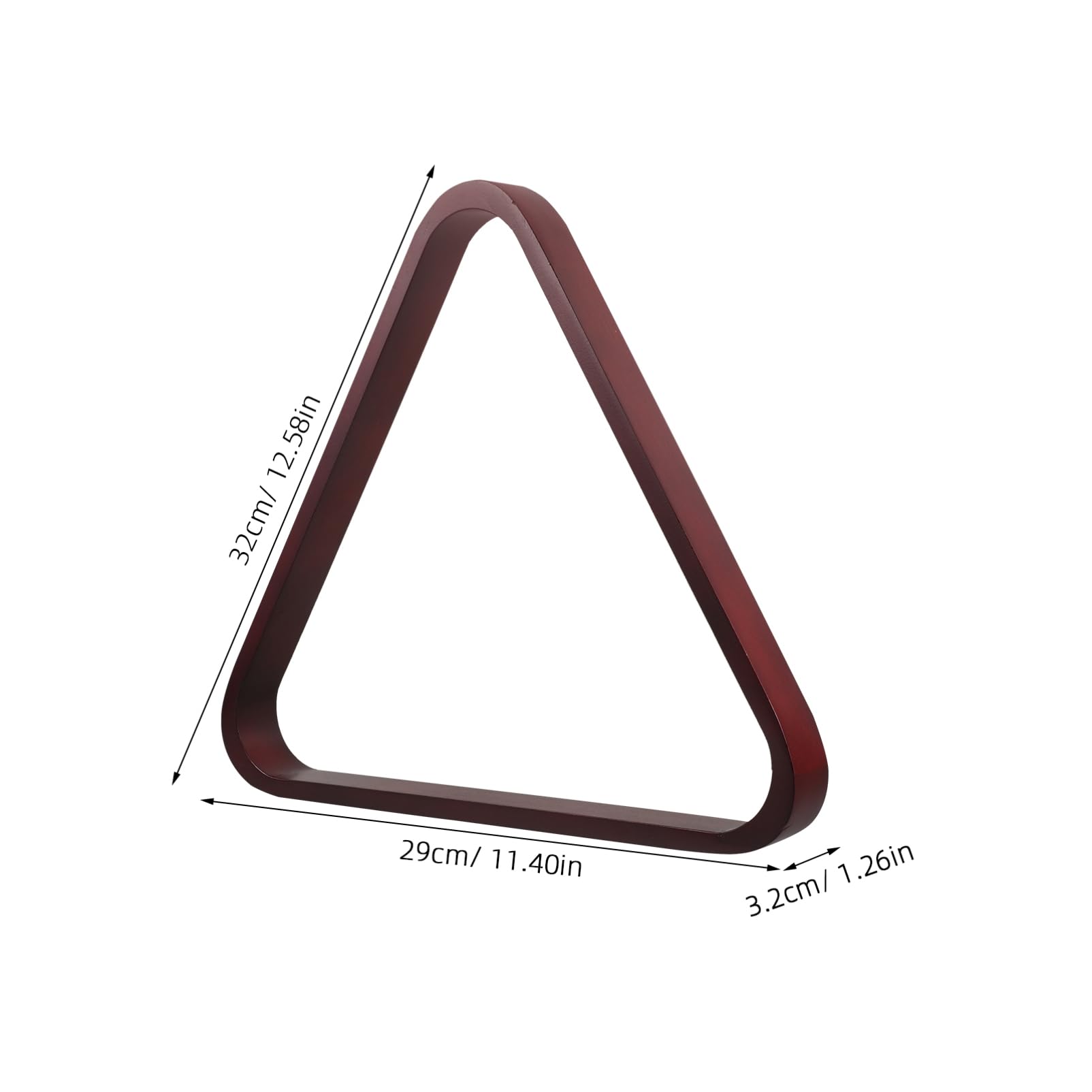 BCOATH Billiards Triangle Rack Ball Triangle Rack Snooker for Pool Balls Durable Wooden Frame Pool Table Leveling Kit