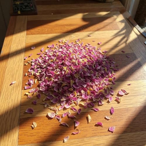 Pétalos de rosa secos de 17.6 onzas para té y más miniatura 4
