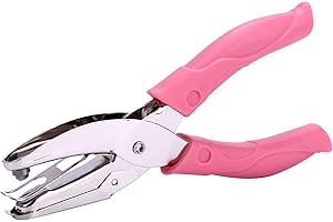 Star Shaped Hole Puncher - Handheld Single Punch with Soft Leather Cover