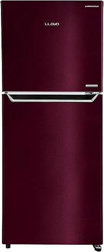 Havells-Lloyd 276 L 2 Star Inverter Frost Free Double Door Refrigerator (GLFF282AMWT1PB Metallic Wine), Free 1 Year Extend...