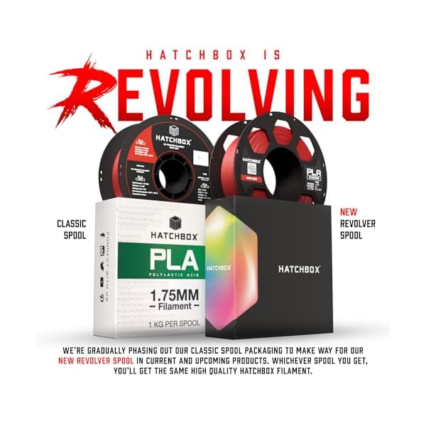 Hatchbox PLA imprimante 3d Filament, précision Dimensionnelle – Image 4
