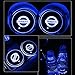 Produktbild PRXD 2pcs LED Auto Cup Halter Matte Pad Wasserdicht Flasche Getränke Untersetzer für Universal Auto zur Autodekoration Stimmungslicht Innenraumbeleuchtung wasserdicht (Nissan)