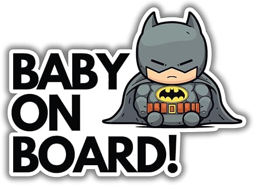 Linda calcomanía de bebé a bordo para ventana o parachoques del coche - Letreros extraíbles de bebé a bordo para la seguridad de tus hijos - Sin
