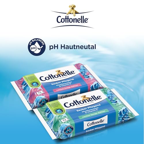 Cottonelle feuchtes Toilettenpapier, Sauber Pflegend, 12 x 42 Feuchttücher – Ansicht 3