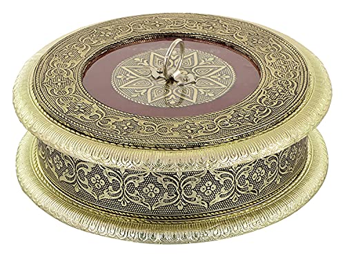Image of RIOMAX Decorative Empty Dry Fruit Box (4 Section Box) (Maroon)