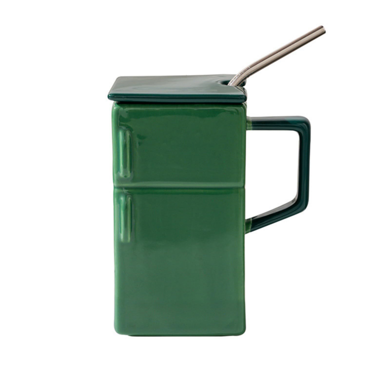 Tsophreniq Playful Styled Ceramic Travel Cup Ideal for Hot and Cold Drinks Safe Kitchenware Mug
