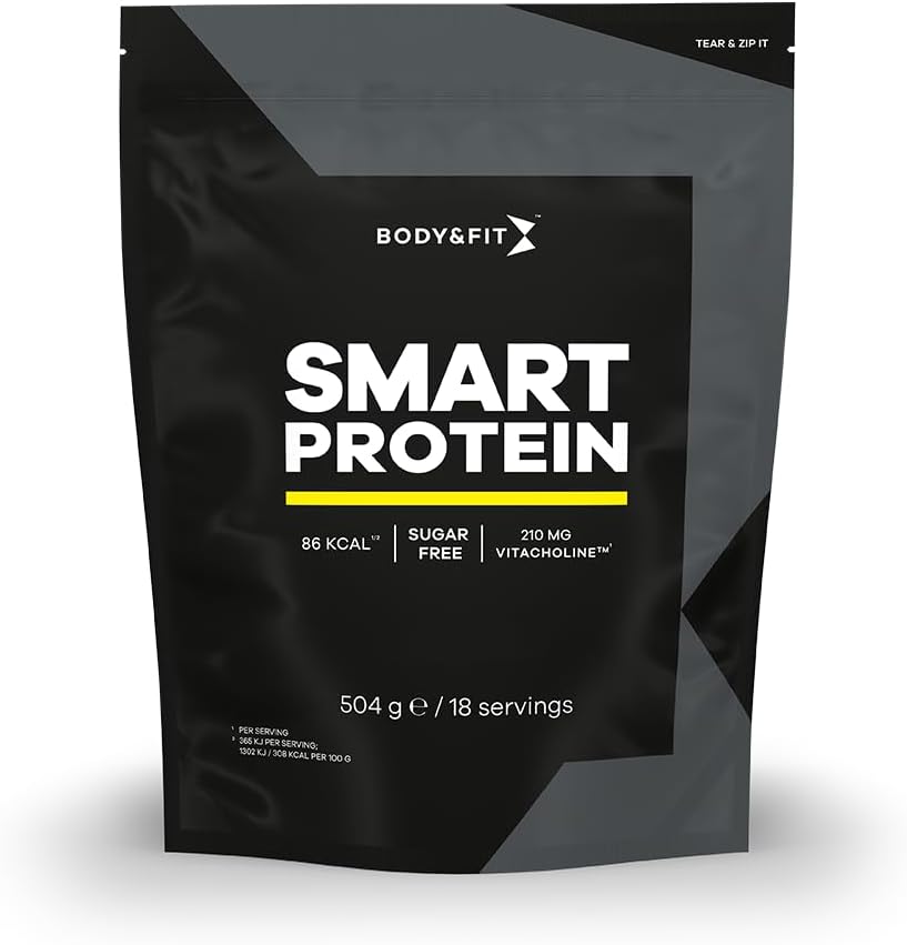 Body & Fit Smart Protein, Proteine Poeder, Eiwitshake voor Gewichtsverlies – 504 gram – Banaan