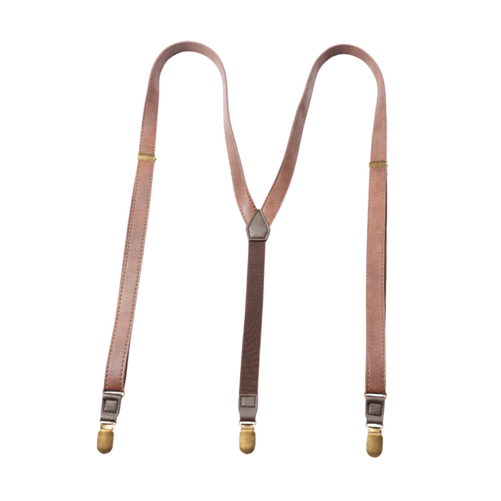 ZOOMELLA Leather Suspenders Gift Trousers Brace for Chorus Dress Pants Formal Events-picture-54