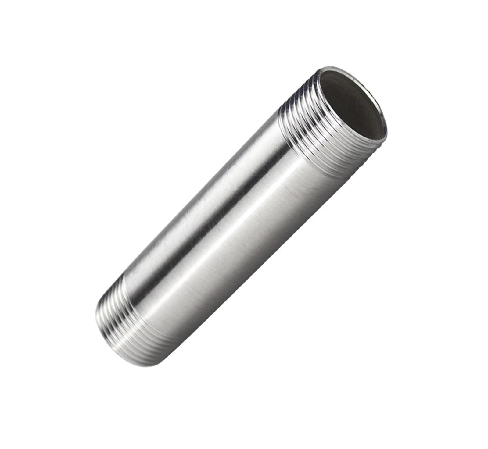 Tubo de extensión G3/8 de acero inoxidable 304 con doble rosca macho de 150mm