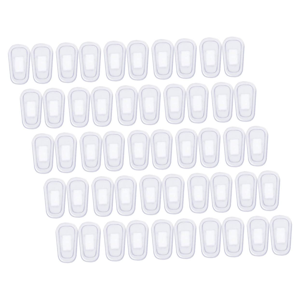 Healeved 4 Juegos De Almohadillas Nasales De Silicona Cómodas Para Gafas Repuestos Para Puente Nasal 25 Pares X 4