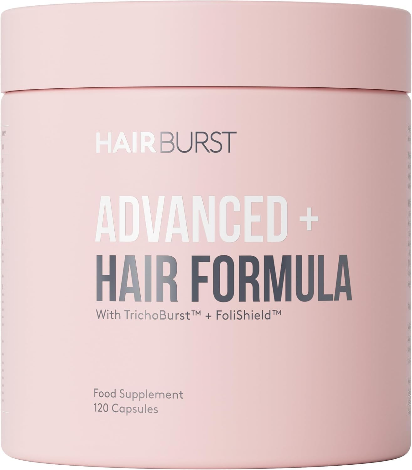 HAIR BURST Advanced+ Hair Loss Supplement — Targets Root Causes, Promotes Strong - Natural Products for Women - 4 Daily Capsules, 1 Solution