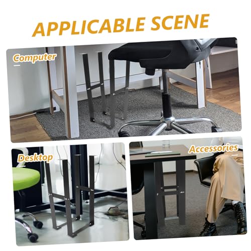 Soporte para torre de PC bajo el escritorio, soporte para CPU, montaje organizado para escritorio, 1 unidad miniatura 7