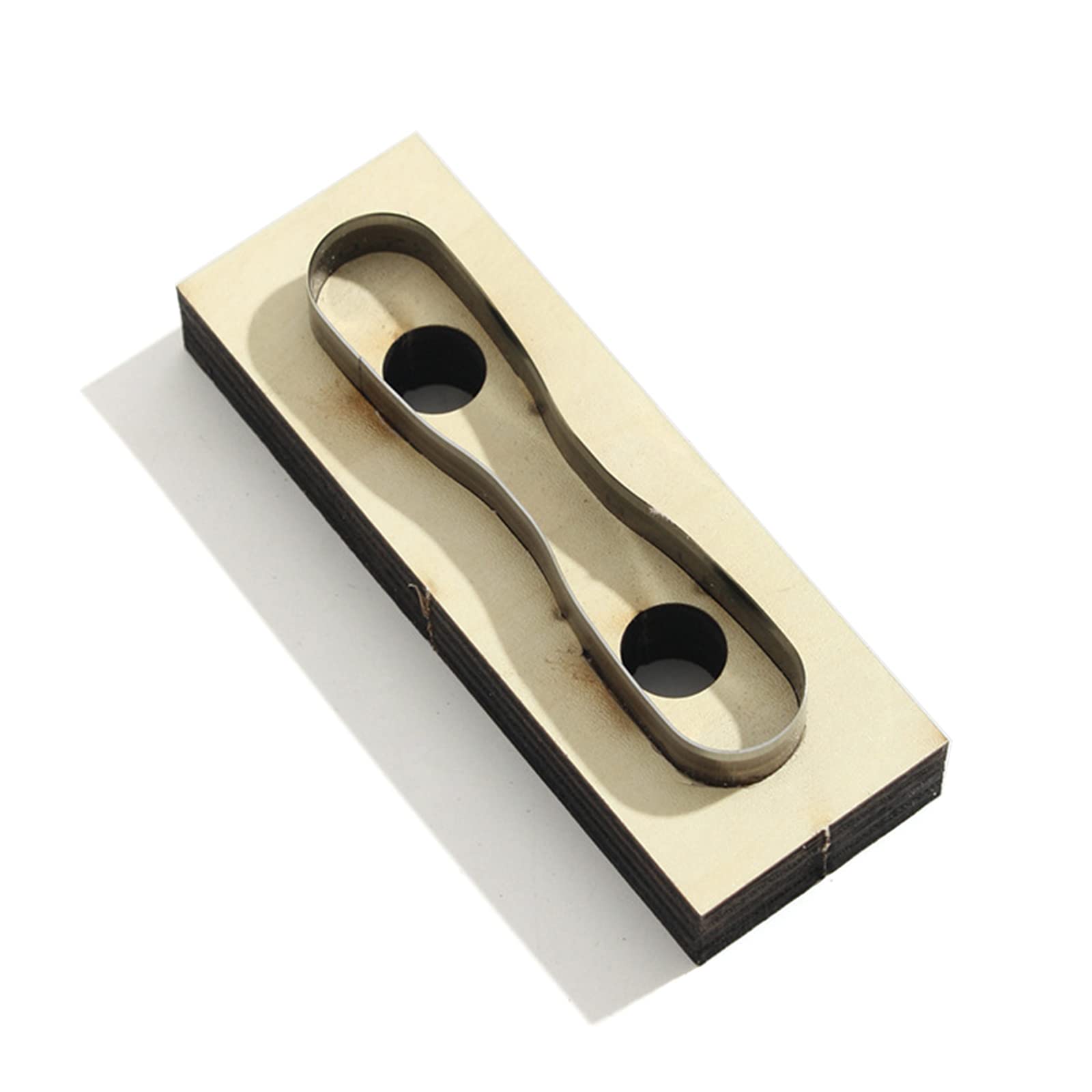 Buxuaaaa Cutting Die Strip Scrapbook Embossing Wooden Die Cutting Leather Cutter Leather Mold for Mold Wooden Punching Bag Punching