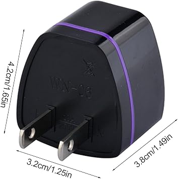 Worldwide Conversion Plug, Overseas Conversion Plug, Power Converter, Outlet Converter, Multi Conversion Plug A Type, 50/60 Hz, 110-250 V, Power Conversion Adapter, AC Outlet, Converts Japanese