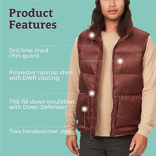 Image of MARMOT Men's Guides Down Vest - 700-Fill Insulated, Water-Resistant, Lightweight Puffer