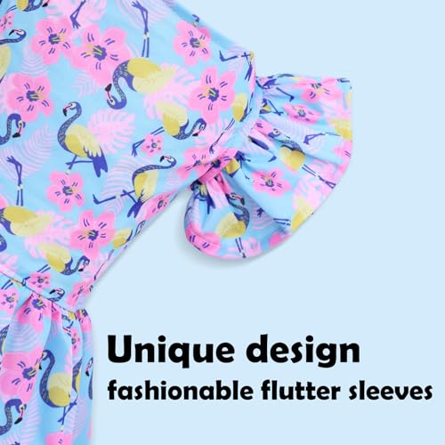 Image of CuteBone Frilly Dog Dress Princess Puppy Birthday Dresses with Ruffled Sleeves Cat Clothes Outfit for Small Dogs Girl Pet Apparel
