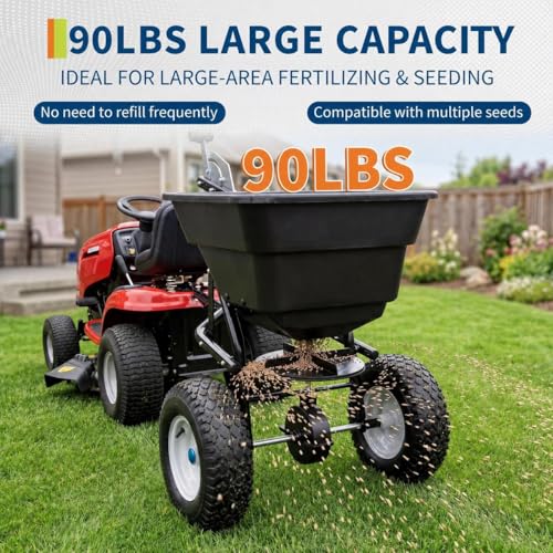 Garvee Tow Behind 90LBS Spreader