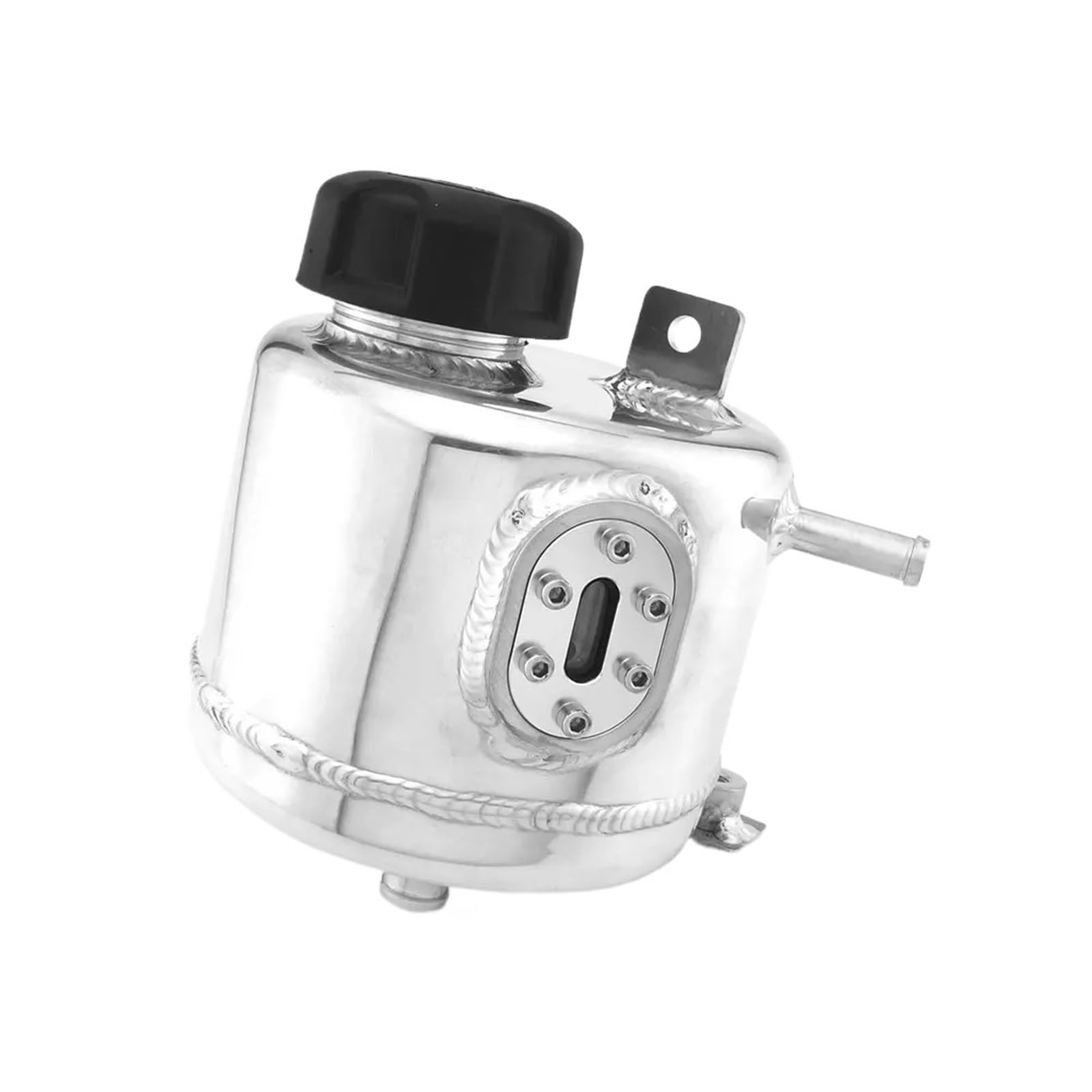 Zbiornik wyrównawczy Aluminiowy Zbiornik Wyrównawczy Płynu Chłodzącego Do Chłodnicy, Pasujący Mini Cooper S R52 R53 53(Silver)