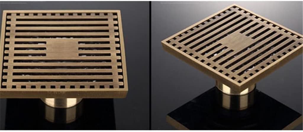 Square Floor Waste Grates Bathroom Shower Drain Antique Bronze or Chrome or Brushed nicke Floor Drain(E)
