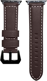 سوار ساعة متوافق مع ساعة آبل مقاس 41 ملم 40 ملم 38 ملم، سوار من جلد البقر متوافق مع سلسلة اي ووتش 7/إصدار خاص/إصدار خاص 2/6/5/4/3/2/1 من في فولت