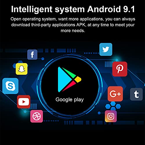 Rainbuvvy Dm30 4G Smart Watch Dual System 1.6" Ips Large Screen 4Gb+64Gb 5.0Mp Dual Camera Android 9.1 Smartwatch 1050Mah Wifi Gps Face Id Heart Rate Monitor Watch (Black Rubber Strap, 1Gb+16Gb) #TOP4