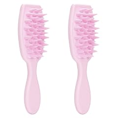 JEYPINMI 2 Pack Universal Shampoo Scalp Massager Brush with Soft Bristles for a Relaxing and Gentle Head Massage
