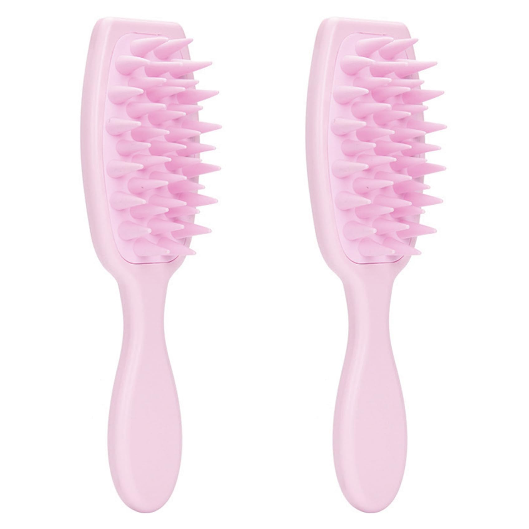 JEYPINMI 2 Pack Universal Shampoo Scalp Massager Brush with Soft Bristles for a Relaxing and Gentle Head Massage