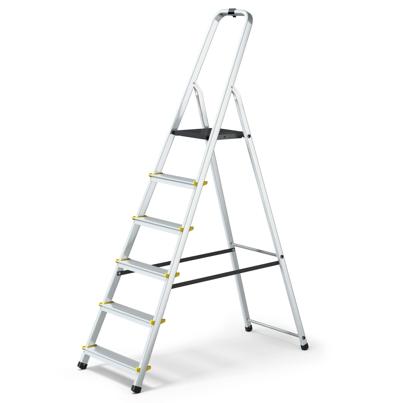 Escabeau 6 marches léger MOWA structure en aluminium ultra stable