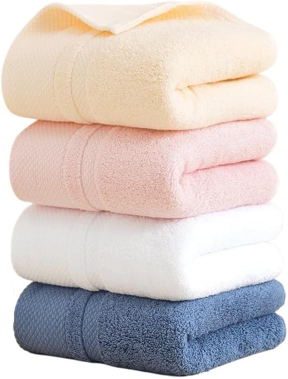 Washcloth Cotton Thickened Plain Color Household Soft Absorbent Long Velvet Gift Cotton