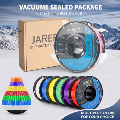 Image of PLA Filament 1.75mm, Higher Toughness PLA Plus Magenta Pink Rose 3D Printer Filament, High Speed PLA+ Pro 1kg Spool (2.2lbs), Dimensional Accuracy + /- 0.02 mm, Fit Most FDM Printer