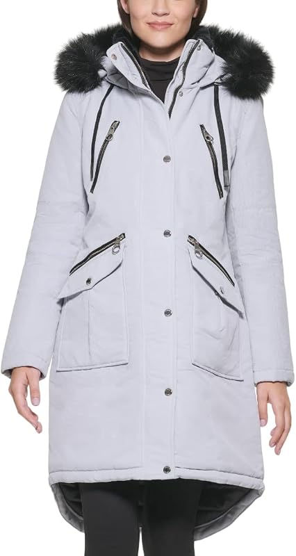 Abrigo Anorak Largo Mujer Guess
