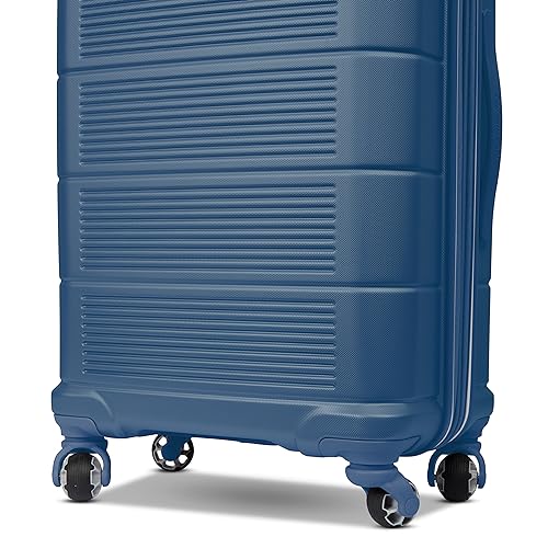 Image of American Tourister Stratum 2.0 Expandable Hardside Luggage with Spinner Wheels, 2-Piece Set 20 /28, Blue