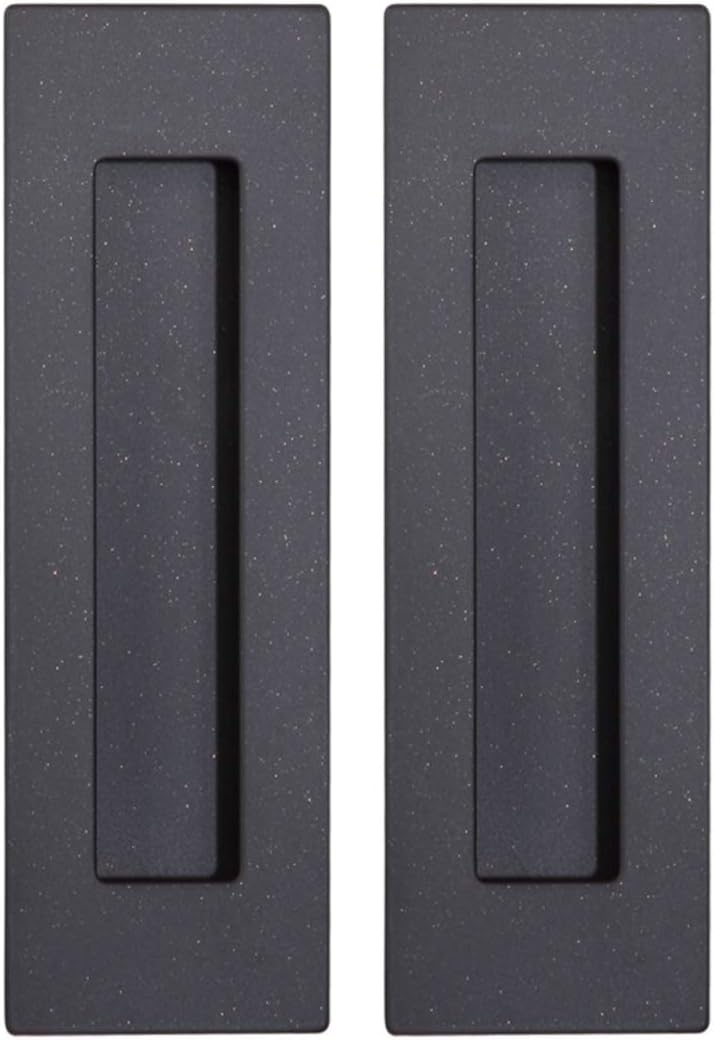 Sehrgut Flush Pull (2 Pack) 6" Rectangular-Oil Rubbed Bronze, Free of Sharp Edge