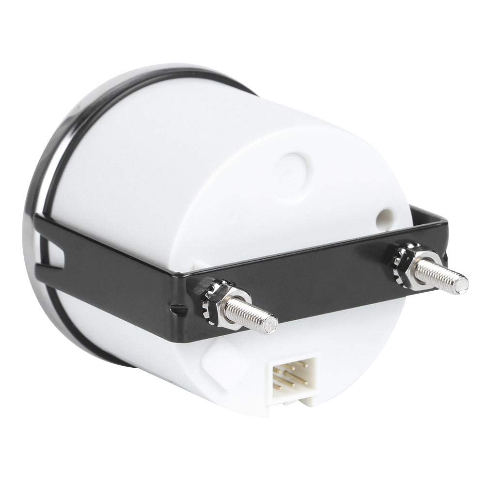 Indicatore di livello serbatoio olio 52mm 2in 0-190ohm per auto barche marine quadrante bianco