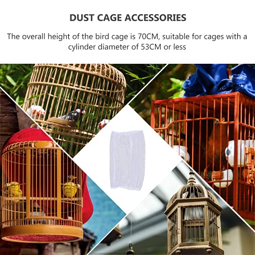 iplusmile Vogel Accessoire 1 St Stofdicht Vogelkooi Cover Mesh Netto Cover Decoratieve Vogelkooi - Afbeelding 7