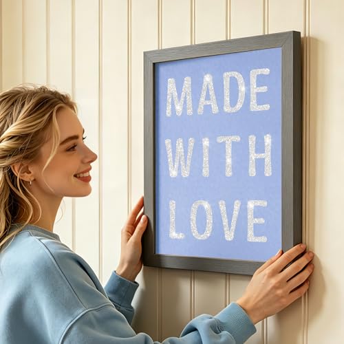 Image of Glitter Letter Stickers, 4 Inch Large Letters for Poster Board (Silver)