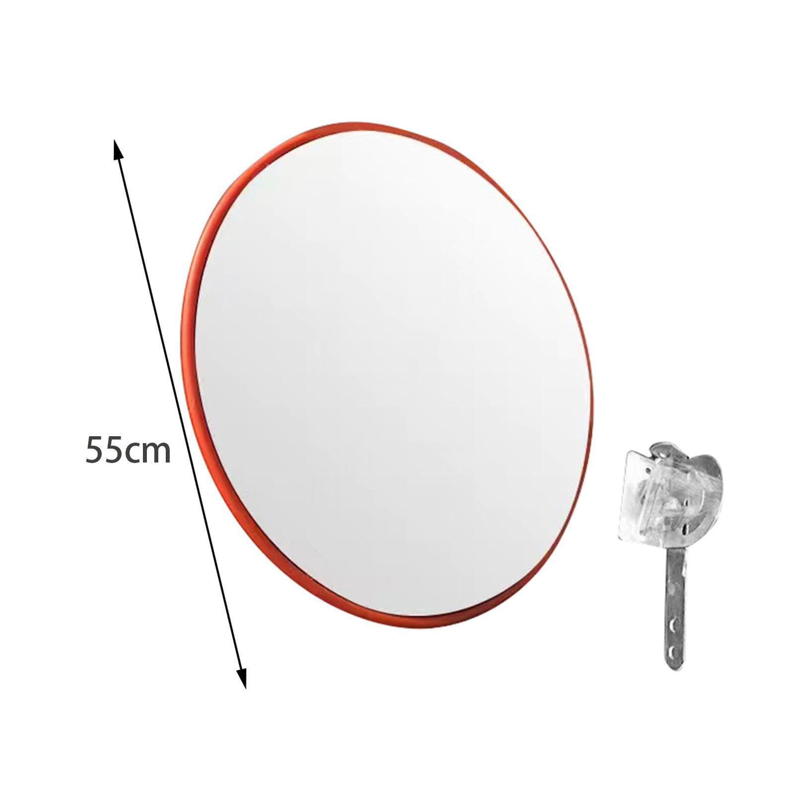 Ailan Miroir de signalisation convexe réglable pour parkings intérieurs et extérieurs - Sécurité accrue - Angle de convexe de 220°, 55 cm intérieur
